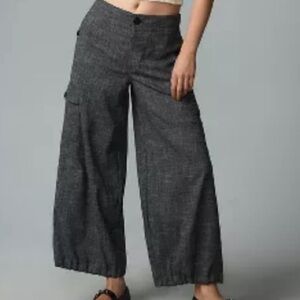 BY ANTHROPOLOGIE TWEED PARACHUTE PANTS Medium Tall BNWT